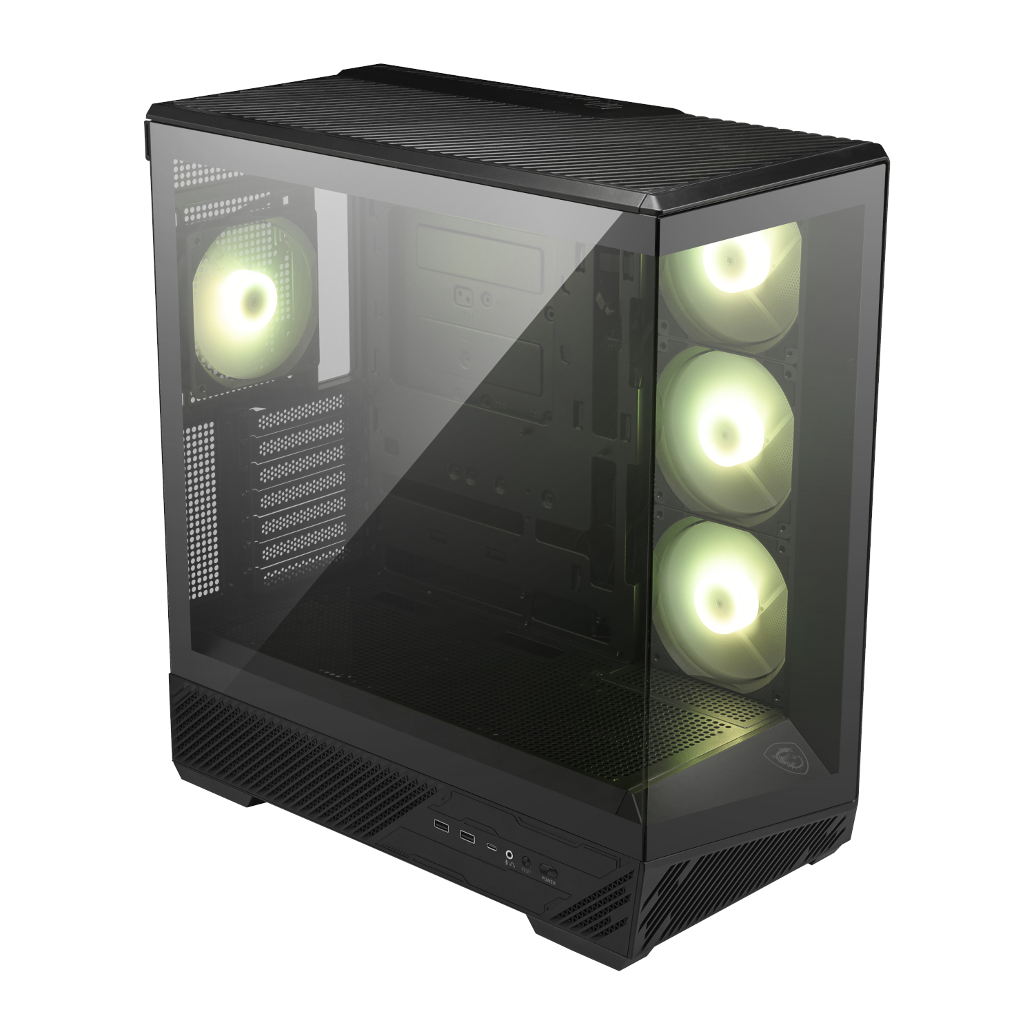 MSI MAG PANO 130R PZ ATX Gaming Chassis - Black - Image 4