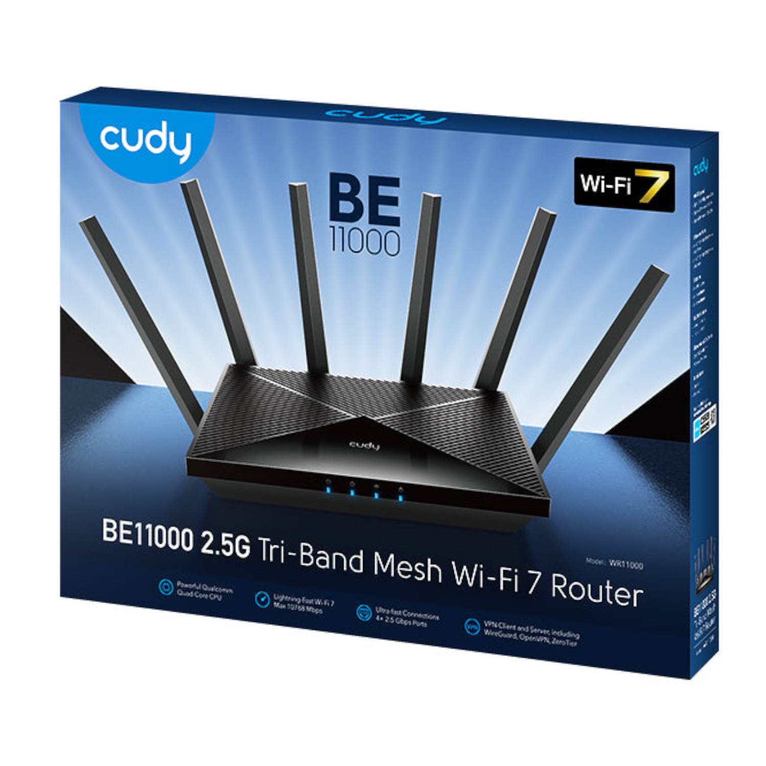 Cudy BE11000 Wi-Fi7 Gigabit Mesh Router - Image 5