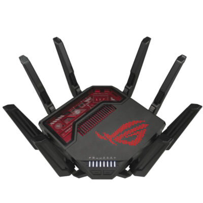 ASUS ROG Rapture BE19000 Wi-Fi 7 Tri-Band Gaming Router with Dual 10G Ports