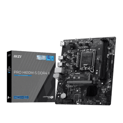 MSI PRO H610M-S DDR4 II LGA1700 M-ATX Motherboard