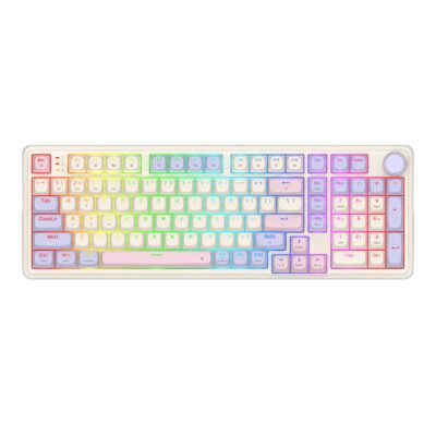 Redragon K768 EISA 100 RGB Wireless Gaming Keyboard - Lilac
