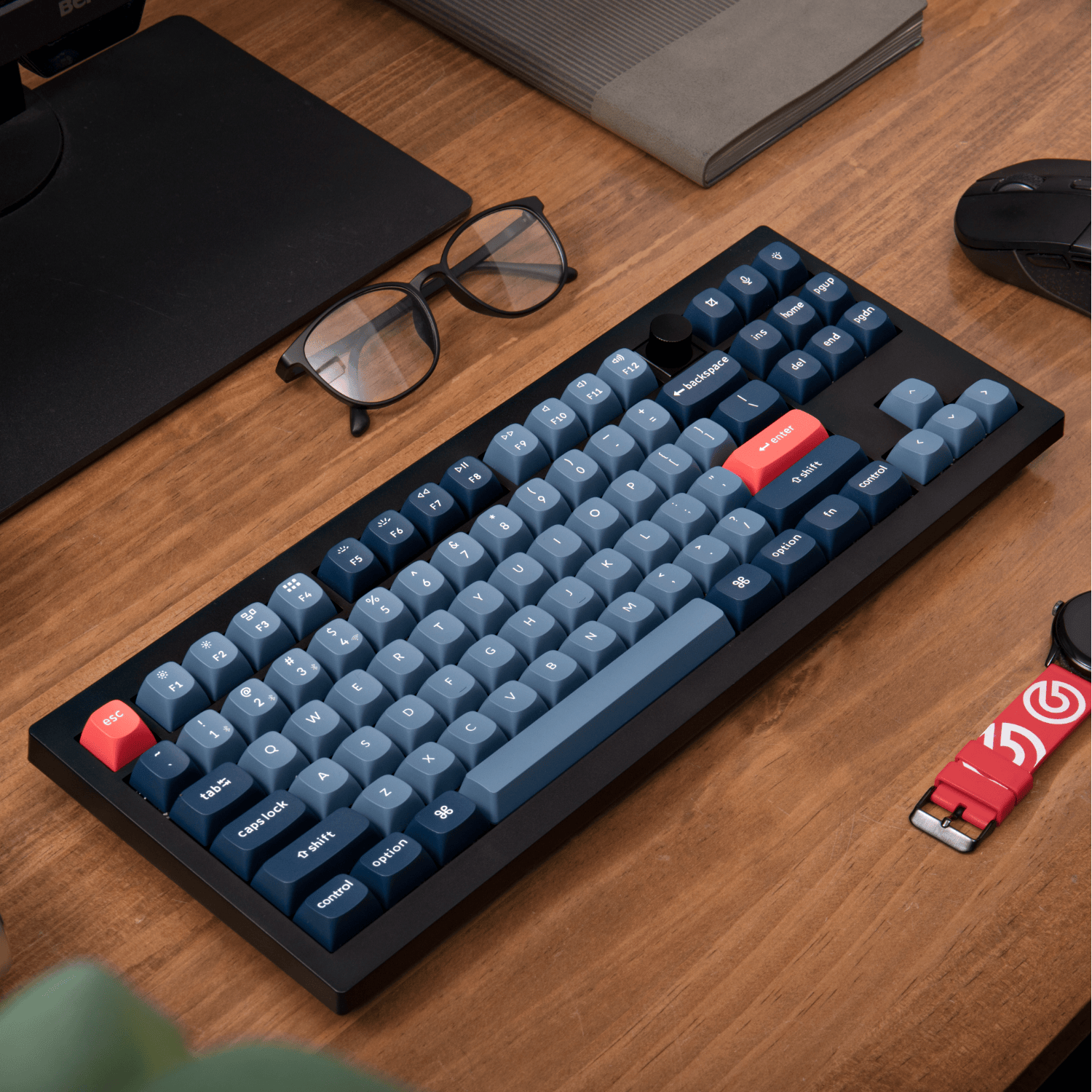 Keychron V3 Max QMK/VIA 80% Wireless Custom Mechanical Keyboard (Brown Switch) – Carbon Black - Image 5