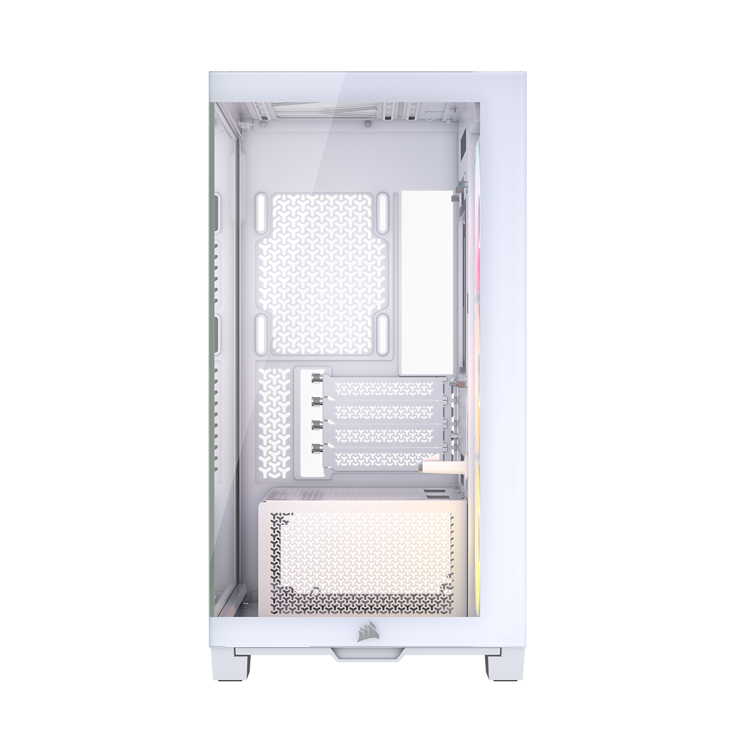 Corsair 2800X RS-R ARGB Micro-ATX PC Case – White - Image 2