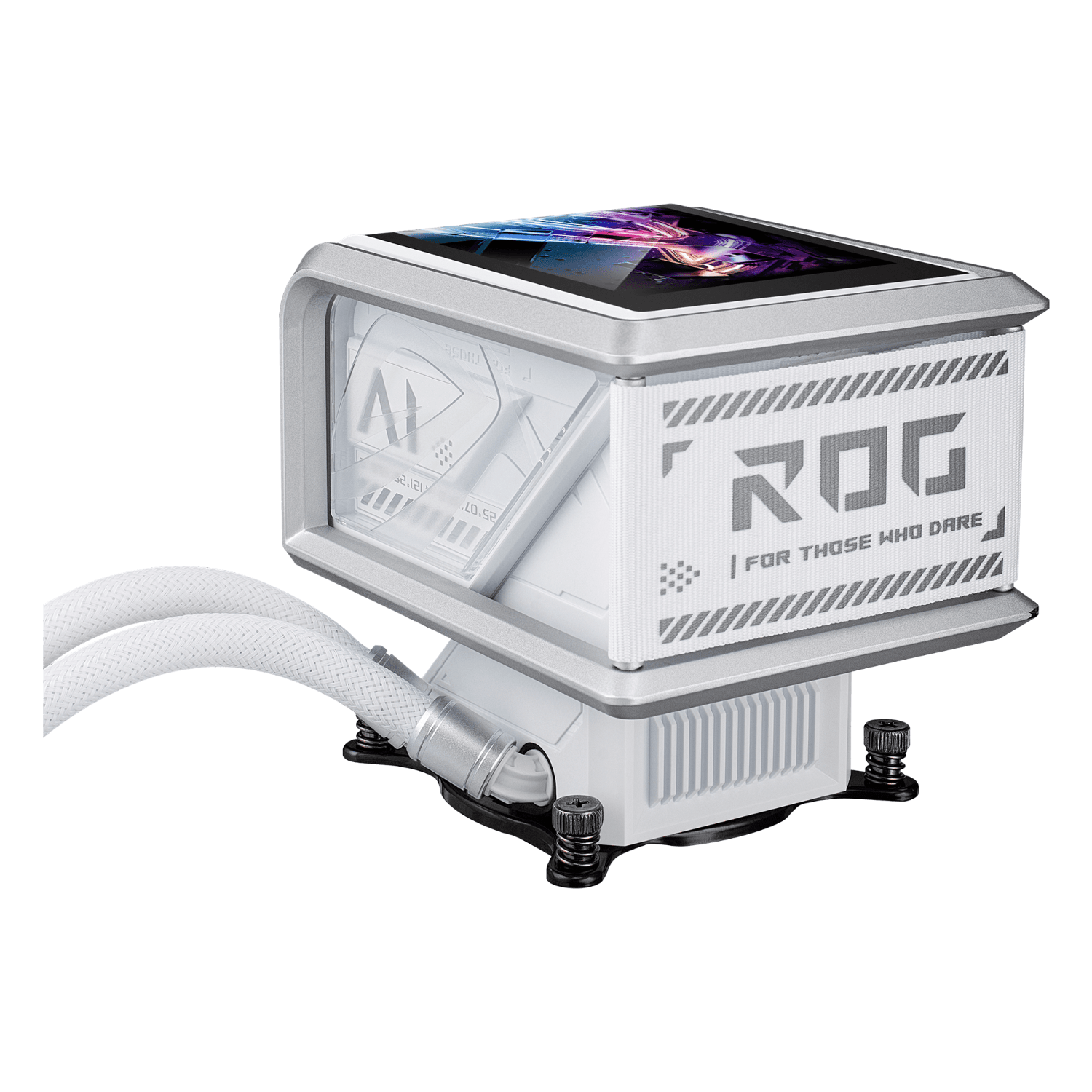 ASUS ROG Ryuo IV SLC 360 ARGB White Edition 360MM Liquid CPU Cooler - White - Image 4