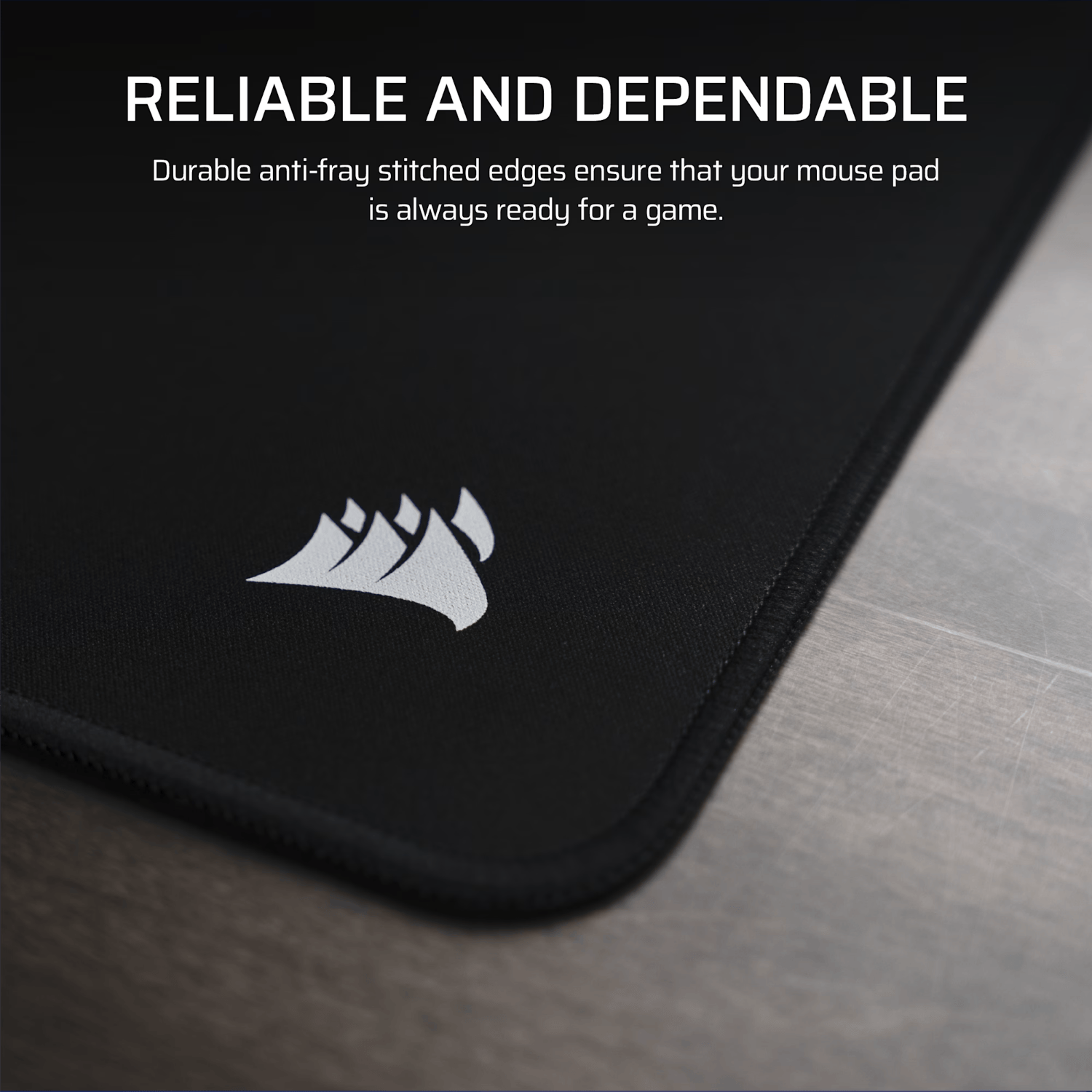 Corsair MM Anti-fray Cloth Gaming Mouse Pad XXL - Black - Image 3