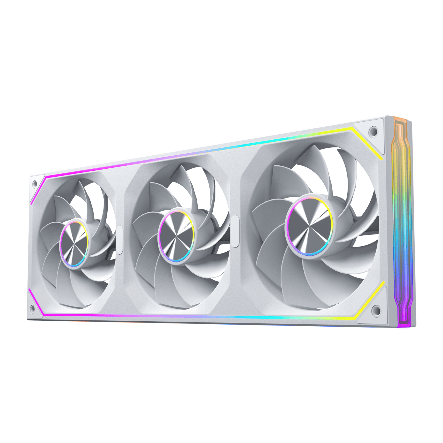 Antec INFINITY MATRIX PWM 360mm ARGB Reverse Case Fan Single Frame - White - Image 2