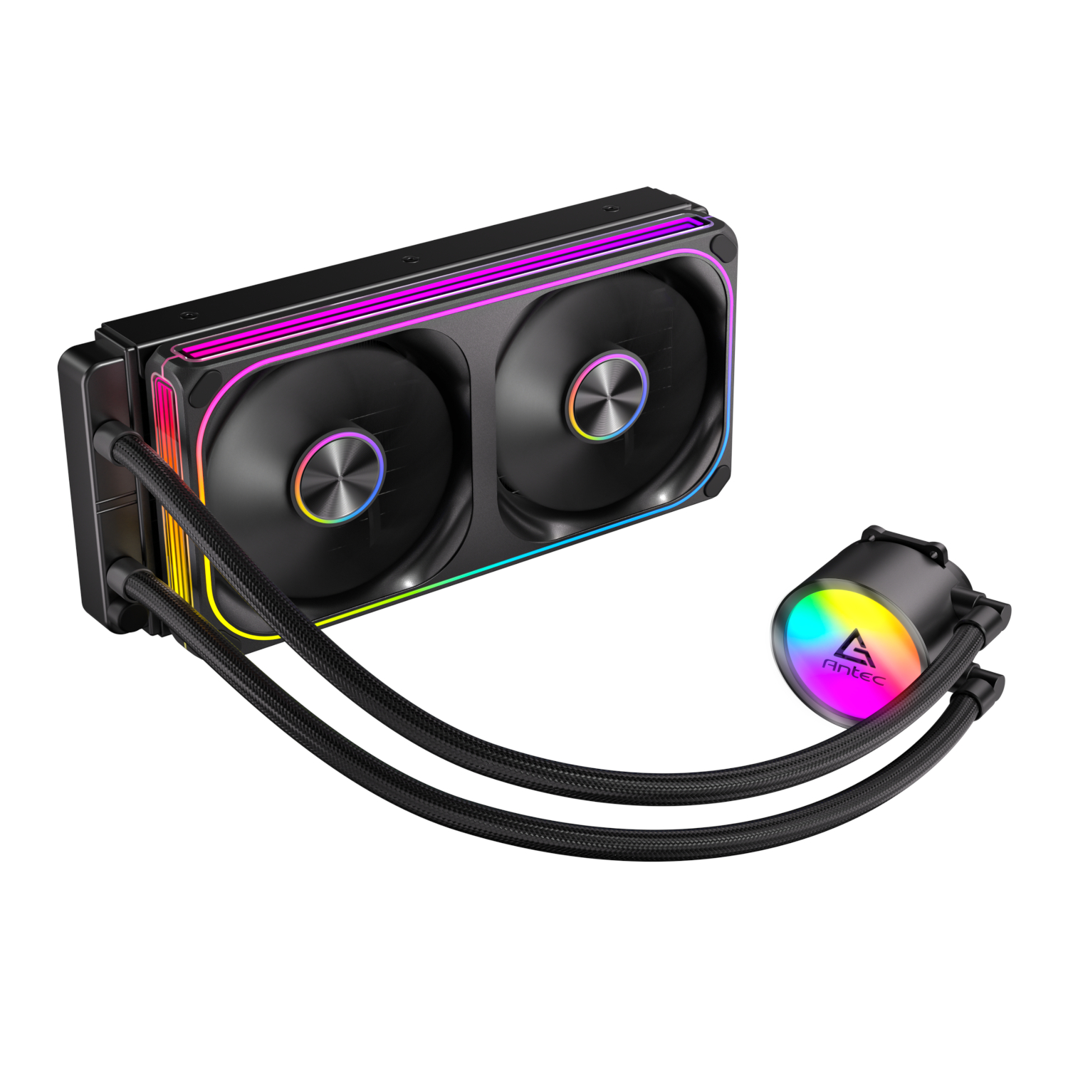 Antec Omni Matrix 240 ARGB CPU Liquid Cooler - Black - Image 3