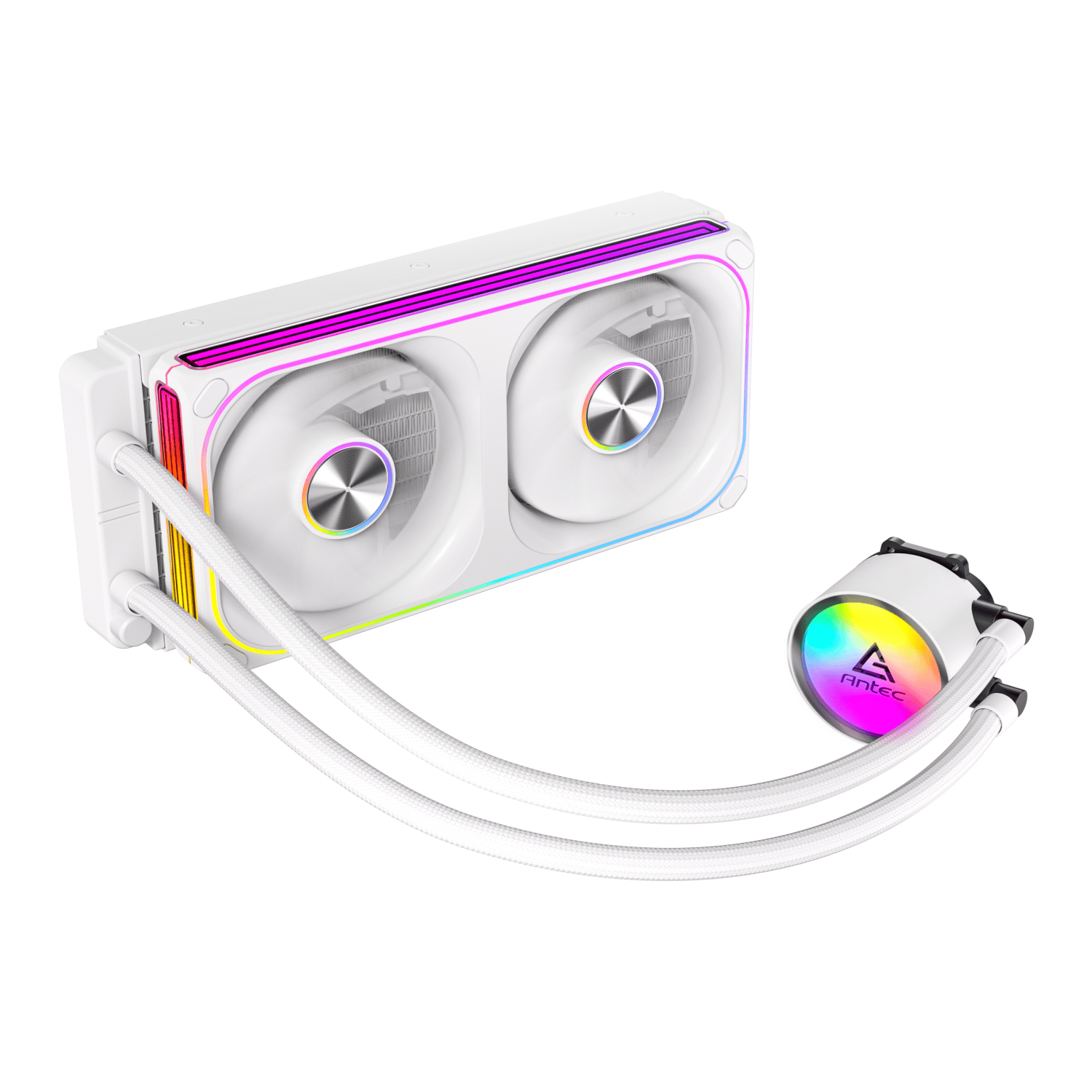 Antec Omni Matrix 240 ARGB CPU Liquid Cooler - White - Image 3